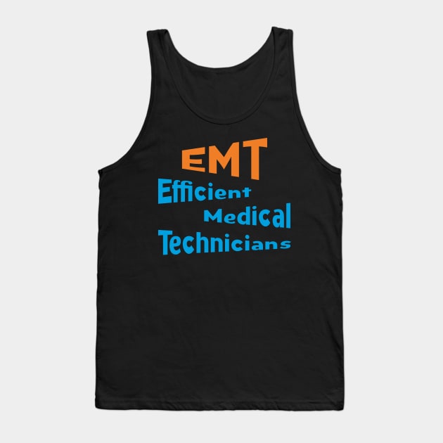 funny emt Tank Top by mag-graphic